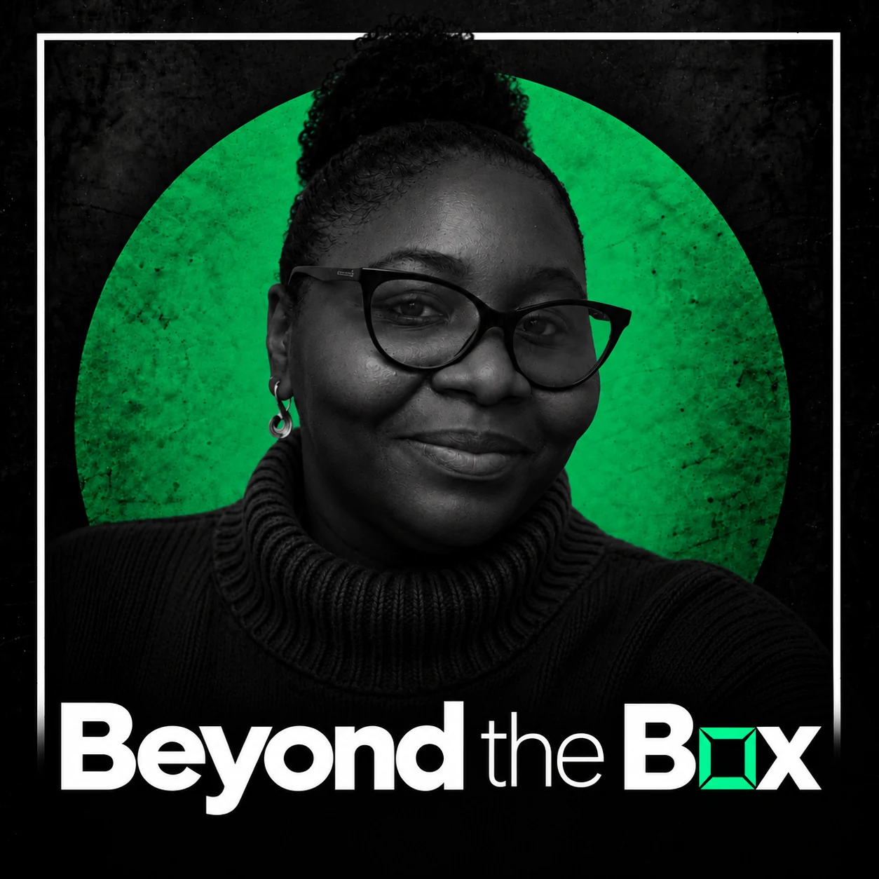 Beyond the Box podcast artwork: Tee Obi, host