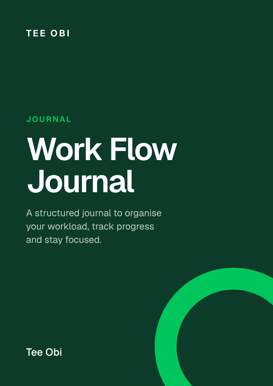 Cover of Work Flow Journal
